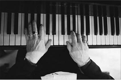 Playing the piano Playing the piano